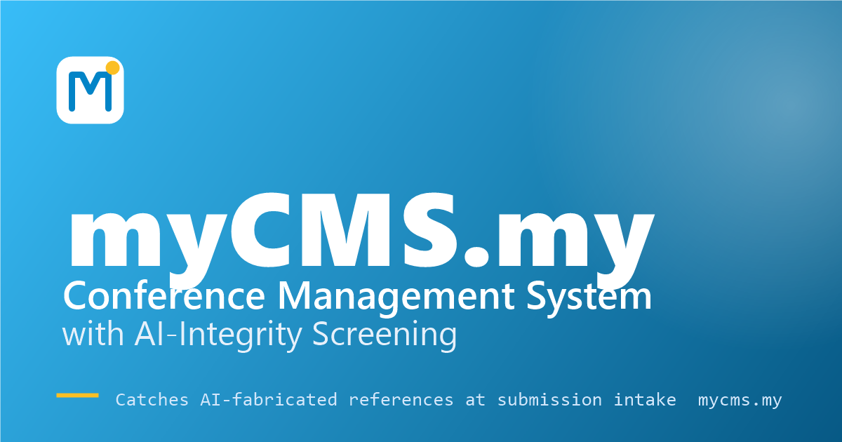 Conference Management System with AI-Integrity Screening | MyCMS